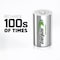 Energizer Energizer Recharge NiMH D 1.2 V 2500 mAh Rechargeable Battery NH50BP-2R2 2 pk NH50BP-2(R2) - alternate 4